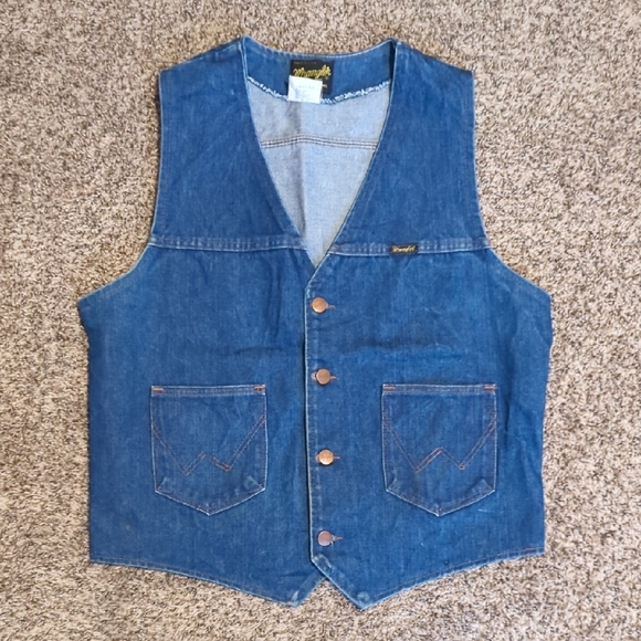 Wrangler Jackets & Blazers - Vintage Wrangler Vest